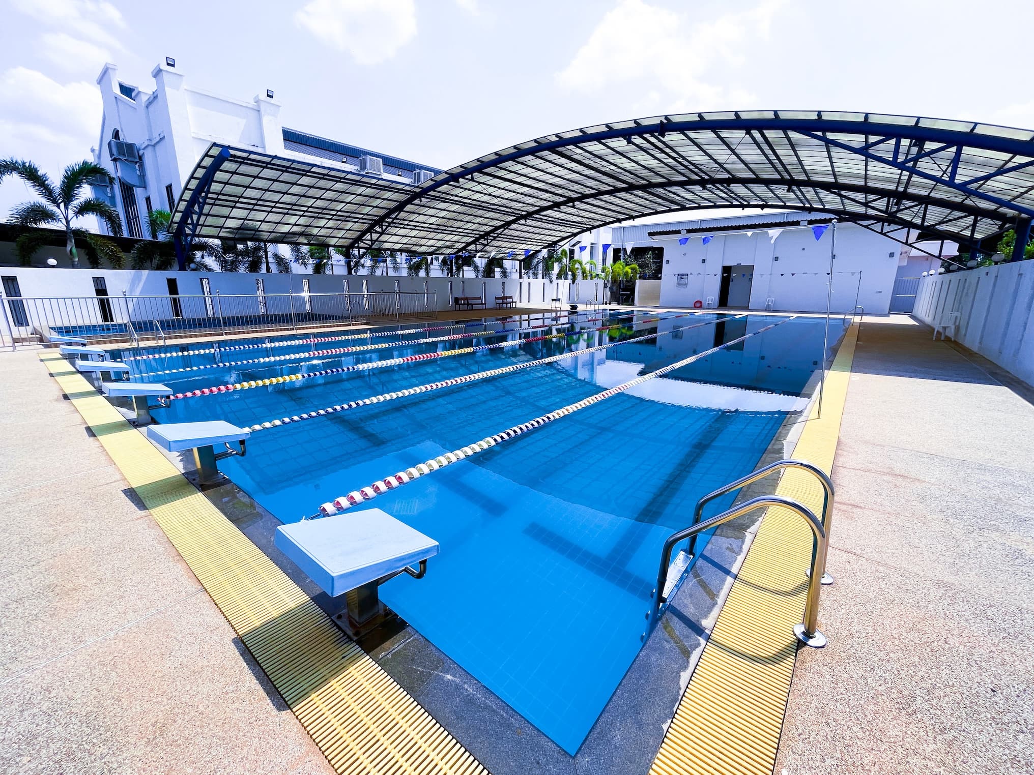 26-meter, 6-lanes Swimming Pool view